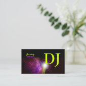 Carte De Visite PixDezines DJ+disco (Debout devant)