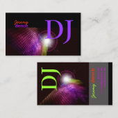 Carte De Visite PixDezines DJ+disco (Devant / Derrière)