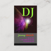 Carte De Visite PixDezines DJ+disco (Dos)