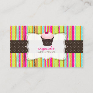 Carte De Visite PixDezines do-it-yourself arrière - plan/cupcake+p