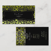 Carte De Visite PixDezines do-it-yourself arrière - plan/ /damask (Devant / Derrière)