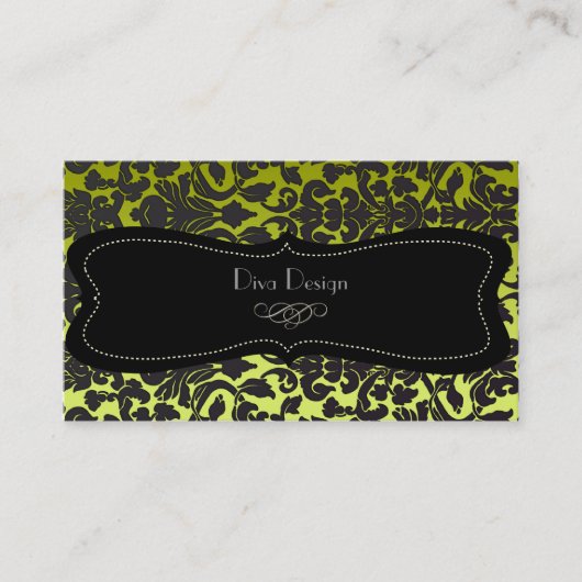 Carte De Visite PixDezines do-it-yourself arrière - plan/ /damask (Devant)