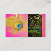 Carte De Visite PixDezines do-it-yourself arrière - plan/paon+fili (Dos)