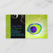 Carte De Visite PixDezines do-it-yourself arrière - plan/paon+fili (Dos)