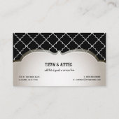 Carte De Visite PixDezines do-it-yourself couleur/trellis marocain (Dos)