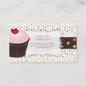 Carte De Visite PixDezines do-it-yourself cupcake+pois (Dos)