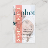 Carte De Visite PixDezines do-it-yourself photo+polices (Dos)