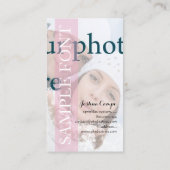 Carte De Visite PixDezines do-it-yourself photo+polices (Dos)