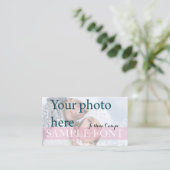 Carte De Visite PixDezines do-it-yourself photo+polices (Debout devant)