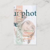 Carte De Visite PixDezines do-it-yourself photo+polices (Dos)