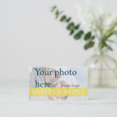 Carte De Visite PixDezines do-it-yourself photo+polices (Debout devant)