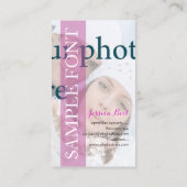 Carte De Visite PixDezines DO-IT-YOURSELF photo+polices (Dos)