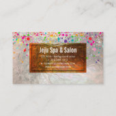 Carte De Visite PixDezines ébloui/arc-en-ciel/faux argent (Dos)