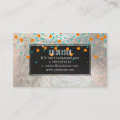 Carte De Visite PixDezines ébloui/faux argent (Dos)