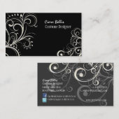 Carte De Visite PixDezines Élégants Fils De Poires (Devant / Derrière)