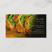 Carte De Visite PixDezines Encrusted Panko, Sears Ahi Sushi (Dos)