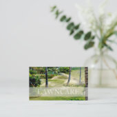 Carte De Visite PixDezines - entretien de pelouse/jardinier/police (Debout devant)