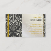 Carte De Visite PixDezines Étienne Damask/do-it-yourself couleurs (Dos)