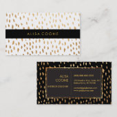 Carte De Visite PixDezines fantaisie de fantaisies d'or (Devant / Derrière)