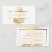 Carte De Visite PixDezines FAUX GOLD PINECONES/DO-IT-YOURSELF arri (Devant / Derrière)