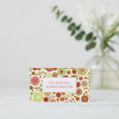 Carte De Visite PixDezines fêtes de Noël/bricolagearrière-plan! (Debout devant)