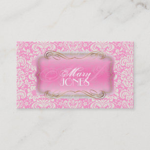 Carte De Visite PixDezines Fidora couleur Vintage Damask/DO-IT-YOU