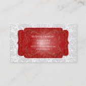 Carte De Visite PixDezines Fidora Vintage Damask (Dos)