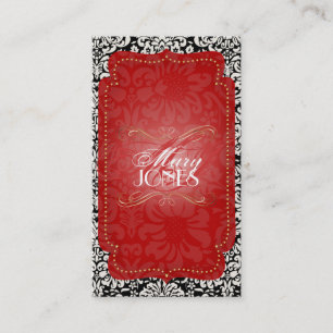 Carte De Visite PixDezines Fidora Vintage Damask