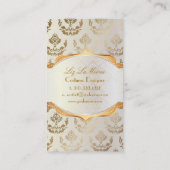 Carte De Visite PixDezines firenze damas/cuivre+perle (Dos)