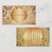 Carte De Visite PixDezines firenze damas/faux parchemin (Devant / Derrière)