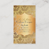 Carte De Visite PixDezines firenze damas/faux parchemin (Dos)