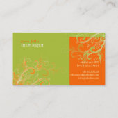 Carte De Visite PixDezines Flèches /grannysmith+tangerine (Dos)