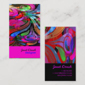 Carte De Visite PixDezines - Flèches rétro (Devant / Derrière)