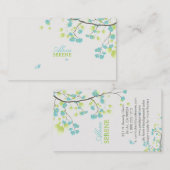 Carte De Visite PixDezines fleurs/do-it-yourself couleur arrière - (Devant / Derrière)