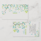 Carte De Visite PixDezines fleurs/do-it-yourself couleur arrière - (Devant / Derrière)