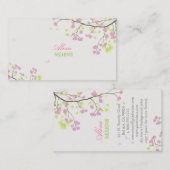 Carte De Visite PixDezines fleurs+tourbillons/do-it-yourself coule (Devant / Derrière)