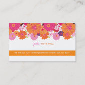 Carte De Visite PixDezines Floral ~ Alegre (Dos)