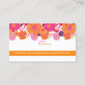 Carte De Visite PixDezines Floral ~ Alegre (Dos)