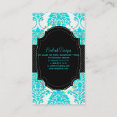 Carte De Visite PixDezines florentius damask/aqua (Dos)