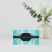 Carte De Visite PixDezines florentius damask/aqua (Debout devant)