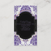 Carte De Visite PixDezines florentius damask/violet (Dos)