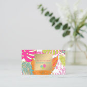 Carte De Visite PixDezines Forêts Rainforest/Monsteral/Palm Fronds (Debout devant)