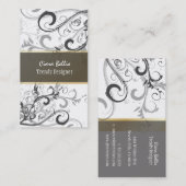 Carte De Visite PixDezines Frotles / Graphite+Eggshell (Devant / Derrière)