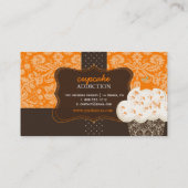 Carte De Visite PixDezines, gâteau chocolat orange/pâtisserie (Dos)