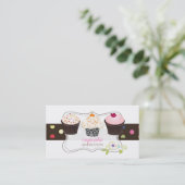 Carte De Visite PixDezines gâteau cupcake diy (Debout devant)