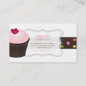 Carte De Visite PixDezines gâteau cupcake diy (Dos)