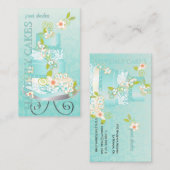 Carte De Visite PixDezines gâteau mariage/boulangerie/pâtisserie (Devant / Derrière)