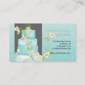 Carte De Visite PixDezines gâteau mariage/boulangerie/pâtisserie (Dos)