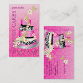 Carte De Visite PixDezines gâteau mariage/boulangerie/pâtisserie (Devant / Derrière)
