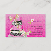 Carte De Visite PixDezines gâteau mariage/boulangerie/pâtisserie (Dos)